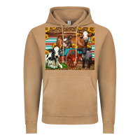 Vintage Camel Farm Animals On An Old Wagon Vintage Hoodie - LillyAllenDesigns