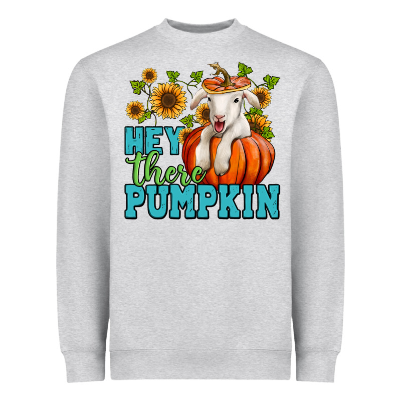 Hey There Pumpkin Lamb Heavyweight Sweatshirt by NancyCooperArtShop | Teevron