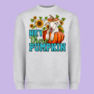 Hey There Pumpkin Lamb Heavyweight Sweatshirt Designed By Nancycooperartshop