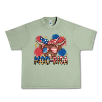 Oil Green moo rica Urban Heavy Tee - MaliasSmallBusiness