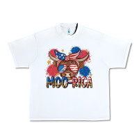 White moo rica Urban Heavy Tee - MaliasSmallBusiness