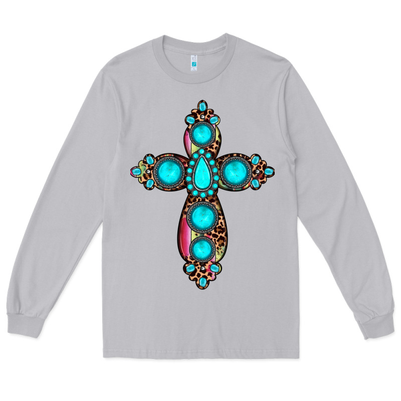 Gemstone Cross Long Sleeve Tee by JahusDesignShop | Teevron