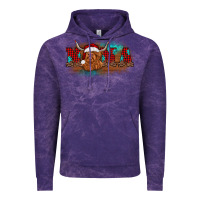 Cloud Purple christmas nana highland cow Vintage Hoodie - BarkalooDesign