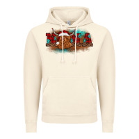 Vintage Artic christmas nana highland cow Vintage Hoodie - BarkalooDesign