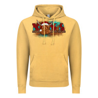 Vintage Mustard christmas nana highland cow Vintage Hoodie - BarkalooDesign