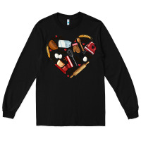 Black bake tools hearts Long Sleeve Tee - NancyCooperArtShop