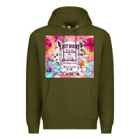 Army Green last night we let the liquor talk Premium Hoodie - TumblerDesignByShophia