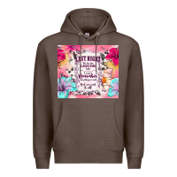 Coffee last night we let the liquor talk Premium Hoodie - TumblerDesignByShophia