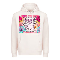 Pale Pink last night we let the liquor talk Premium Hoodie - TumblerDesignByShophia