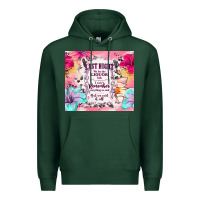 Sports Green last night we let the liquor talk Premium Hoodie - TumblerDesignByShophia