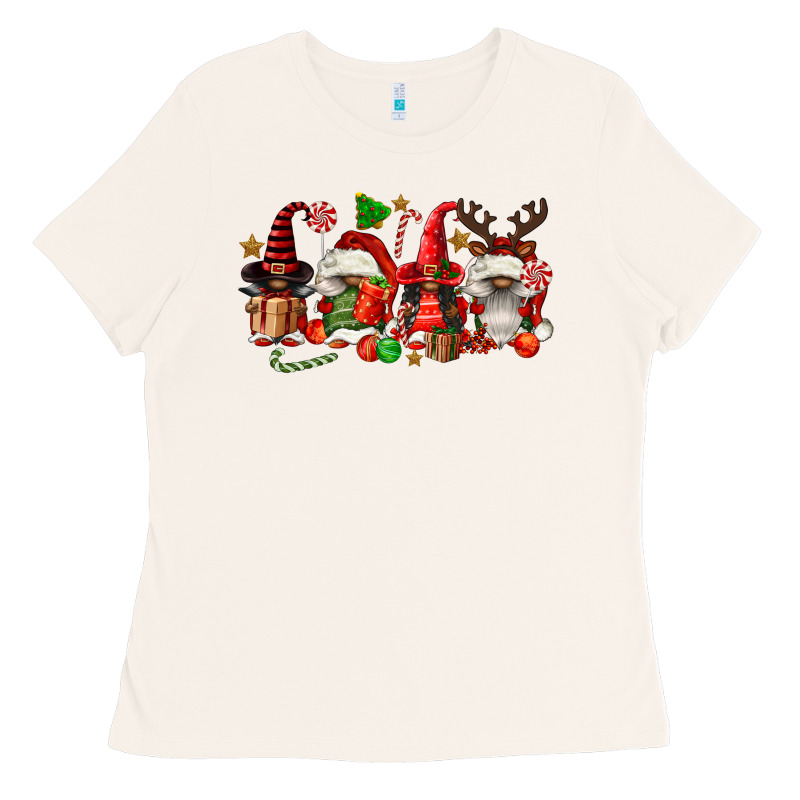 Christmas Afro Gnomies Ladies Tee by FaDigitalArtStudio | Teevron