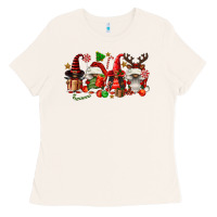 Bone christmas afro gnomies Ladies Tee - FaDigitalArtStudio