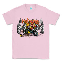 Bubblegum Pink motocross mom Classic Tee - MaliasSmallBusiness