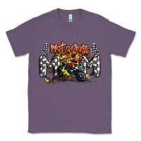 Lavender motocross mom Classic Tee - MaliasSmallBusiness