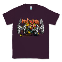 Plum motocross mom Classic Tee - MaliasSmallBusiness