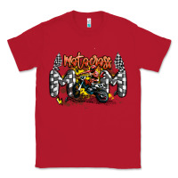 Red motocross mom Classic Tee - MaliasSmallBusiness