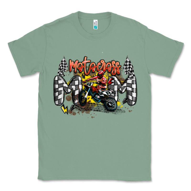 Motocross Mom Classic Tee by MaliasSmallBusiness | Teevron