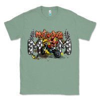 Sage motocross mom Classic Tee - MaliasSmallBusiness