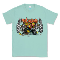 Seafoam motocross mom Classic Tee - MaliasSmallBusiness
