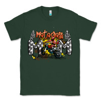Sports Green motocross mom Classic Tee - MaliasSmallBusiness
