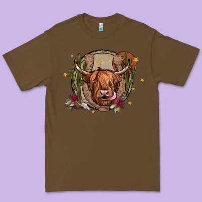 Cow Premium Tee Designed By Jahusdesignshop