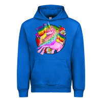Cobalt Pride unicorn Urban Hoodie - FaDigitalArtStudio
