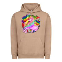 Pigment Burro Pride unicorn Urban Hoodie - FaDigitalArtStudio