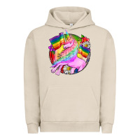 Pigment French Oak Pride unicorn Urban Hoodie - FaDigitalArtStudio