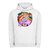 Pigment Lunar Rock Pride unicorn Urban Hoodie - FaDigitalArtStudio