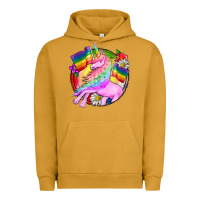 Pigment Peanut Butter Pride unicorn Urban Hoodie - FaDigitalArtStudio