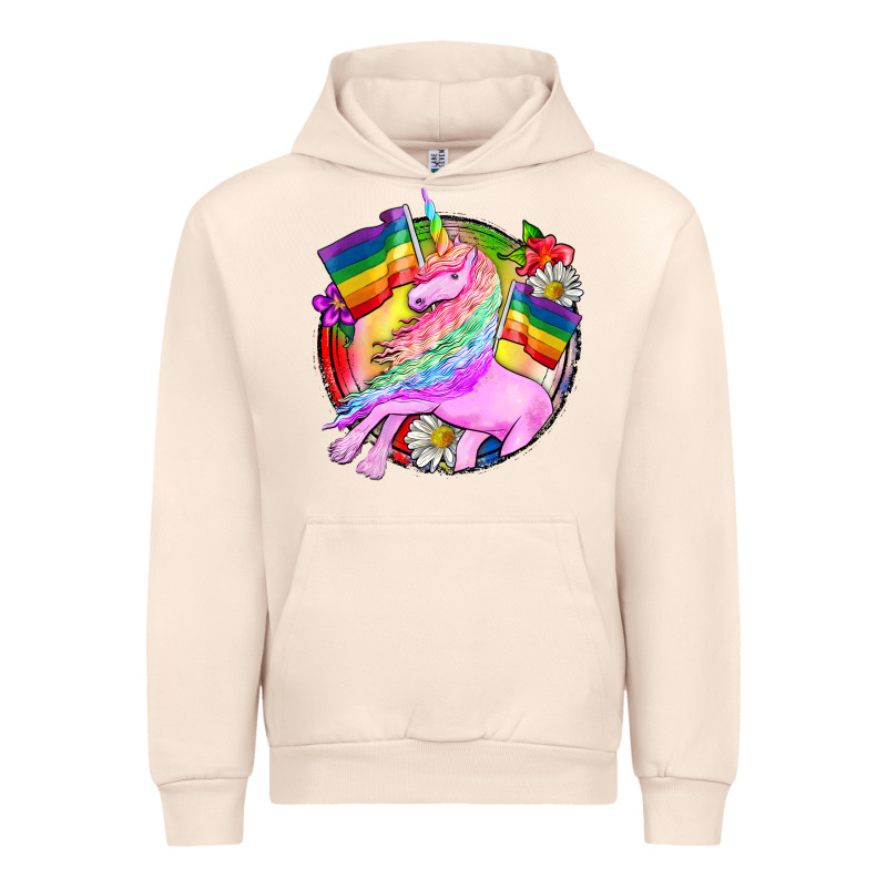 Pride Unicorn Urban Hoodie by FaDigitalArtStudio | Teevron