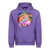 Tulip Pride unicorn Urban Hoodie - FaDigitalArtStudio