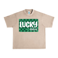 French Oak lucky vibes Urban Heavy Tee - MaliasSmallBusiness