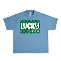 Pebble Blue lucky vibes Urban Heavy Tee - MaliasSmallBusiness