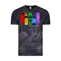 Cloud Black y'all means all y'all Vintage Tee - MaliasSmallBusiness