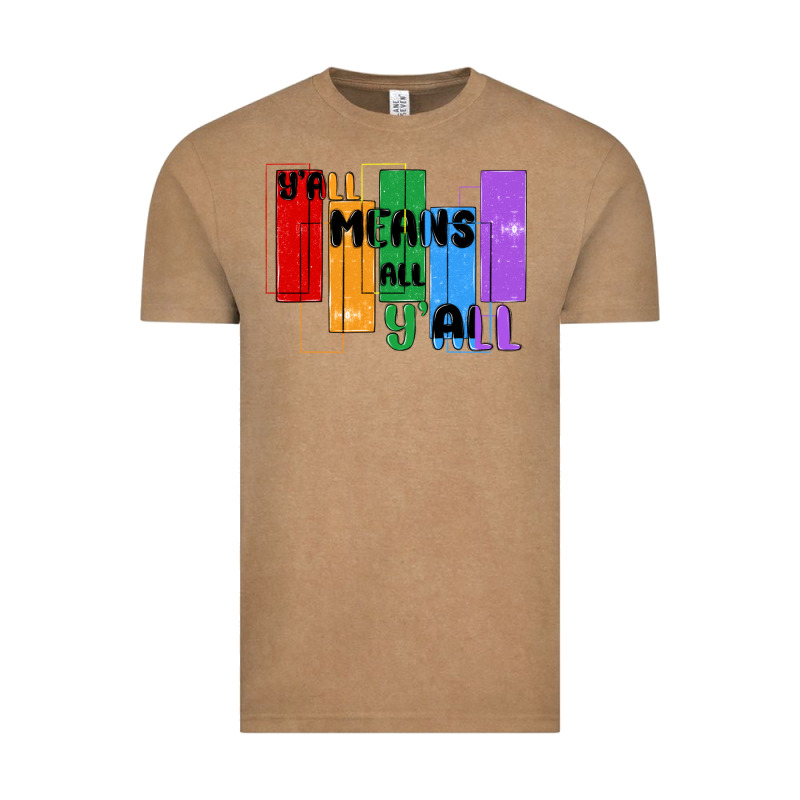 Y'all Means All Y'all Vintage Tee by MaliasSmallBusiness | Teevron