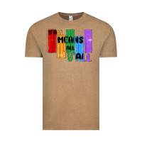 Vintage Coffee y'all means all y'all Vintage Tee - MaliasSmallBusiness