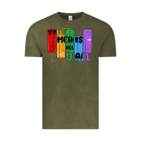 Vintage Olive y'all means all y'all Vintage Tee - MaliasSmallBusiness