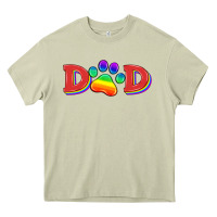 Mossy lgbtq dad and paw Heavy Core Tee - HRA Design Shop