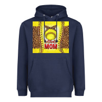 Navy softball with leopard tumbler tbs Heavyweight Hoodie - TumblerDesignByShophia