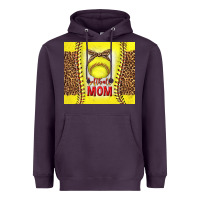 Plum softball with leopard tumbler tbs Heavyweight Hoodie - TumblerDesignByShophia