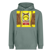 Sage softball with leopard tumbler tbs Heavyweight Hoodie - TumblerDesignByShophia