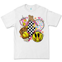 White retro softball Premium Tee - JahusDesignShop