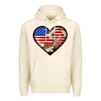 Tofu western usa flag heart Premium Hoodie - JahusDesignShop