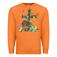 Carrot Western Rabbit with Cross Easter Day Premium Sweatshirt - HowdyJamesFarm
