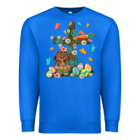 True Royal Western Rabbit with Cross Easter Day Premium Sweatshirt - HowdyJamesFarm