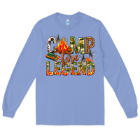 Colony Blue camp fire legend Long Sleeve Tee - NancyCooperArtShop