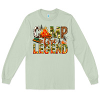 Matcha camp fire legend Long Sleeve Tee - NancyCooperArtShop
