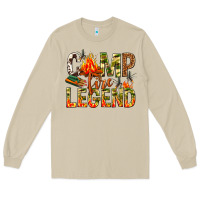 Mushroom camp fire legend Long Sleeve Tee - NancyCooperArtShop