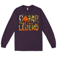 Plum camp fire legend Long Sleeve Tee - NancyCooperArtShop